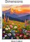 Paint By Numbers Landscape Kit for Adults – 16x20 Inch Sunset Flower Mountain DIY Acrylic Paint by Numbers Canvas Set for Beginners, Wall Decor & Gift